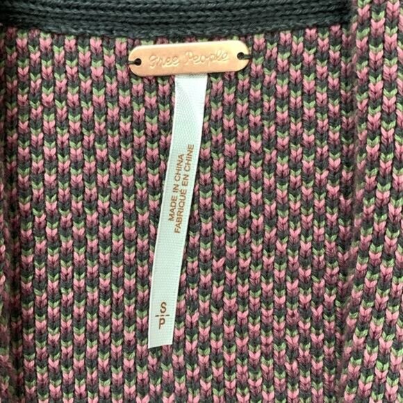 NWT Free People Chamomile Floral Print Cardigan Sweater - S - Picture 7 of 9